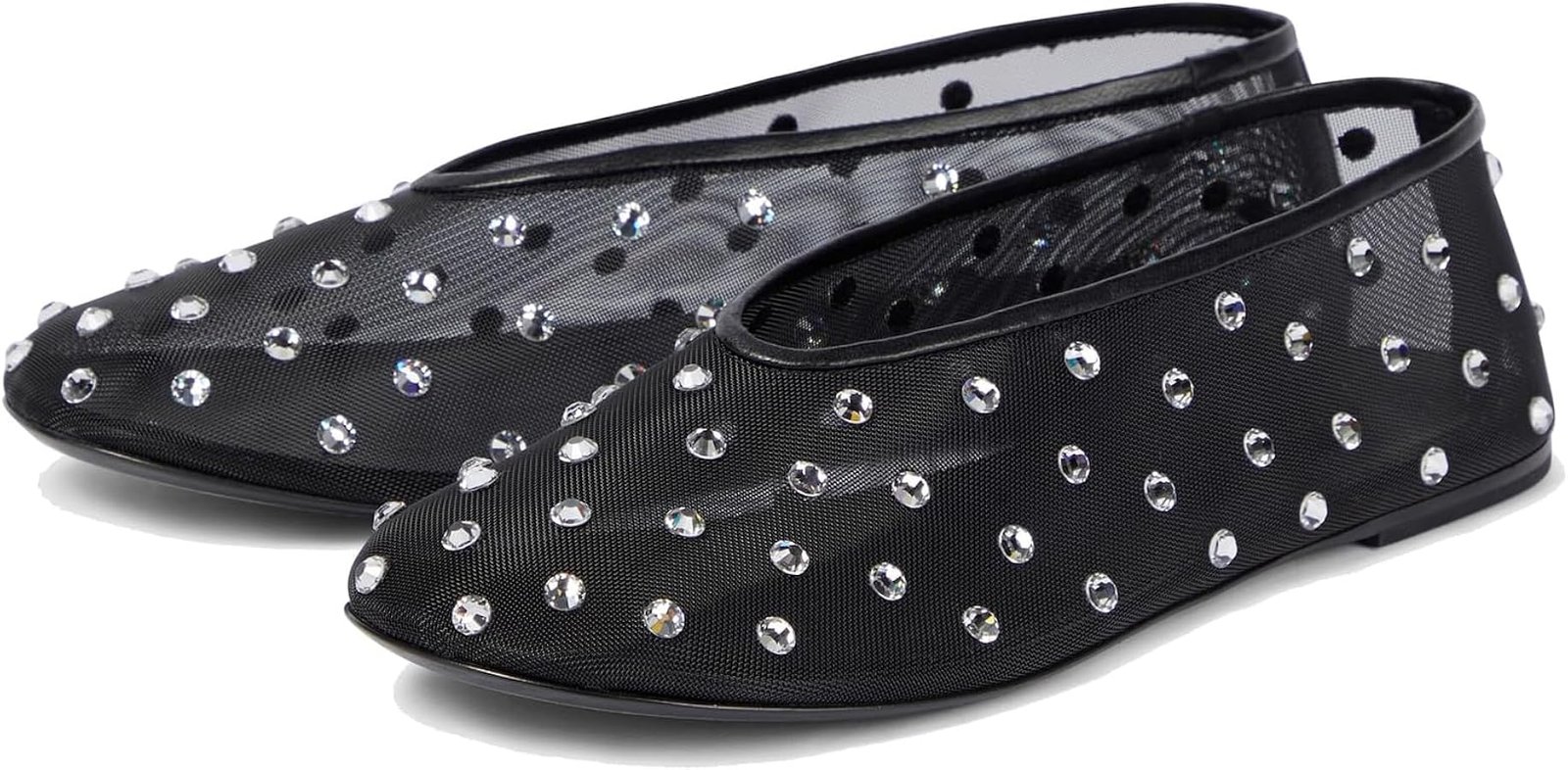 Crystal Ballet Flats