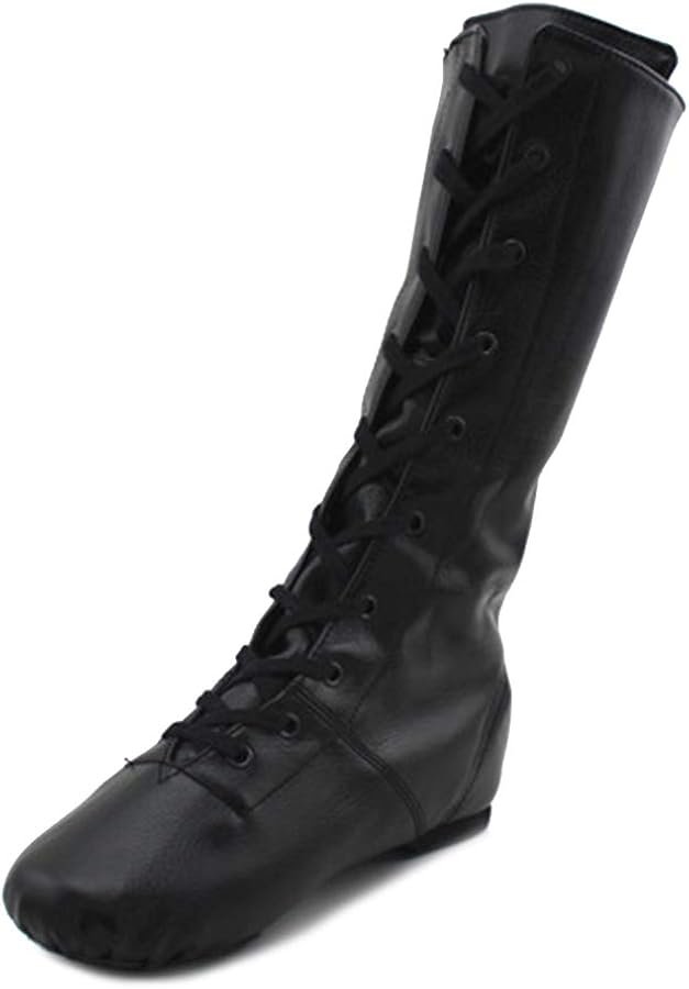 High-Top Leather Jazz Performance Boots