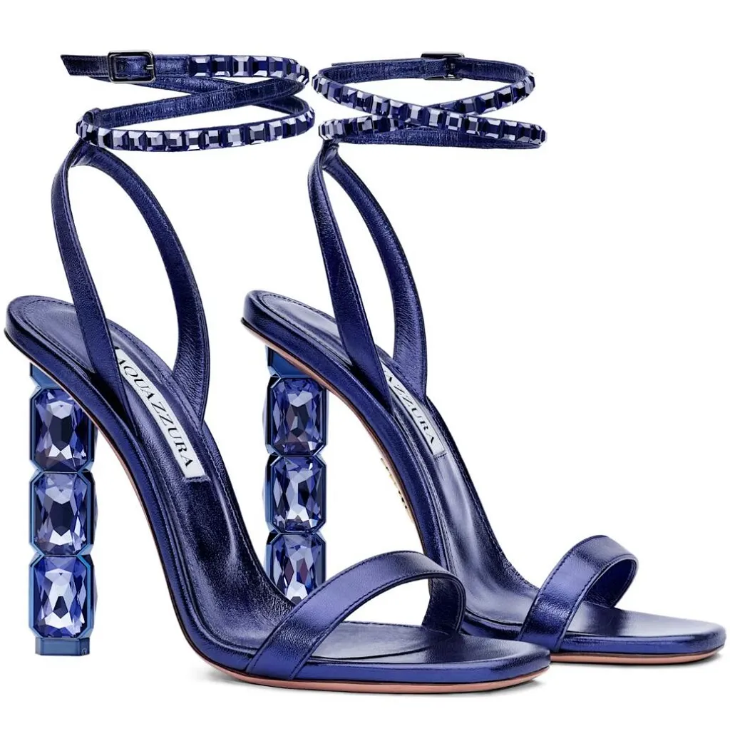 Metallic Gladiator Prom Sandals
