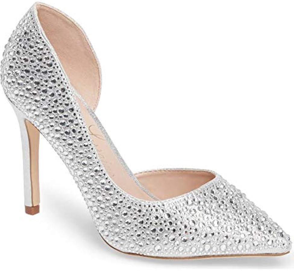 Rhinestone Embellished Pumps