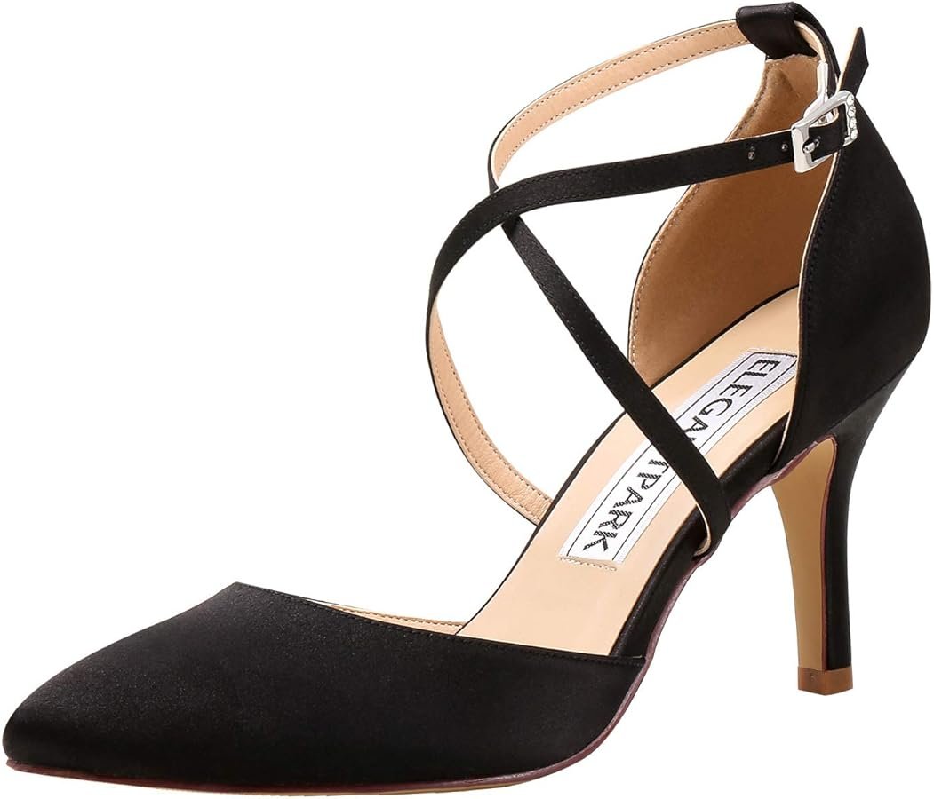 Satin Strappy Evening Heels